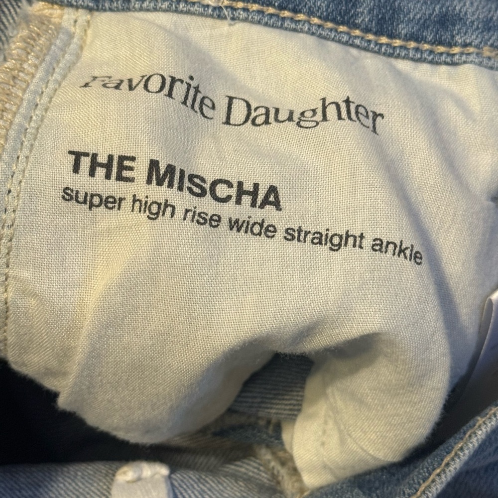 Favorite Daughter THE MISCHA SUPER HIGH RISE WIDE LEG ANKLE Women Jeans Size 23 - Picture 5 of 11